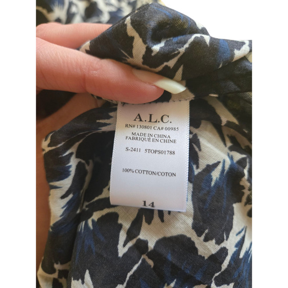 ALC nwt patterned long sleeve top, size 14 - Picture 5 of 7